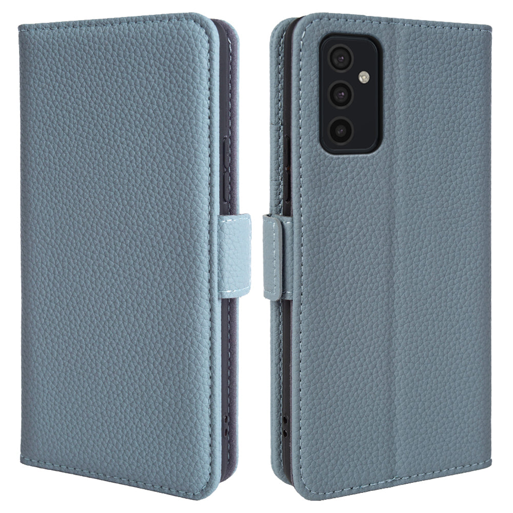 For Samsung Galaxy M52 5G Litchi Texture Genuine Cow Leather TPU Phone Case with Stand Wallet For Samsung Galaxy M52 5G Litchi Texture Genuine Cow Leather TPU Phone Case with Stand Wallet